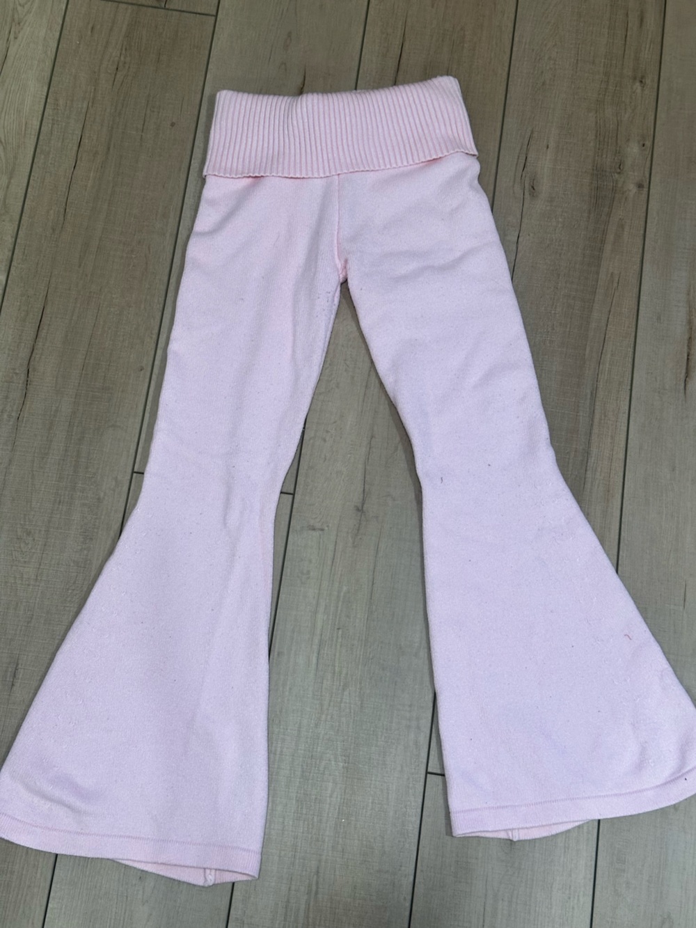 Pink Flared Pants